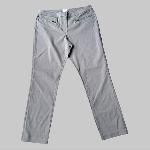 NWT DKNY Slim Stretch Mid Rise Skinny Fit Ankle  Charcoal Pant - Picture 2 of 13